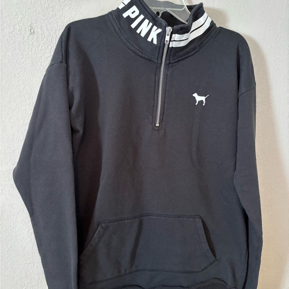 Victoria's Secret Black and White Sweatshirt